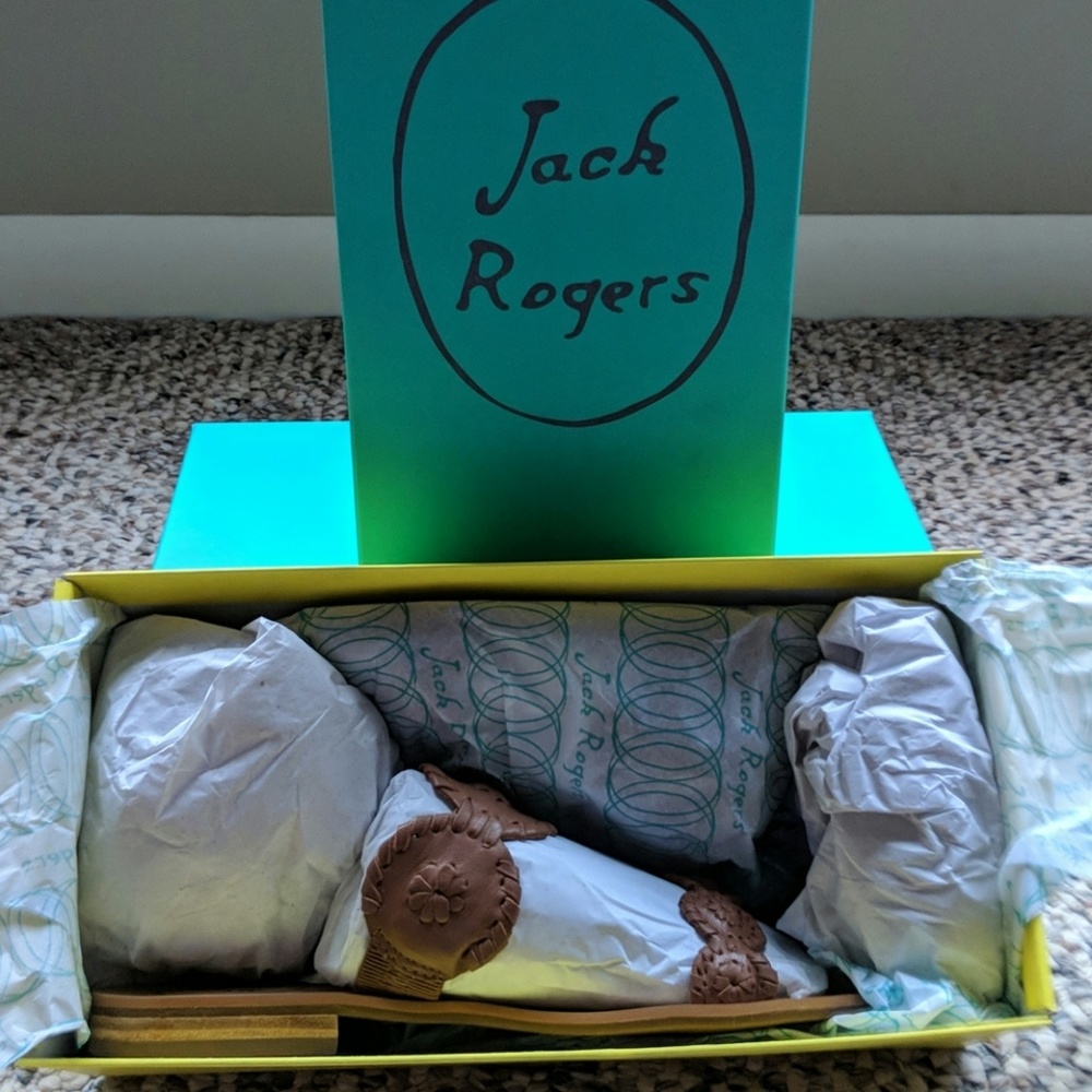 Jack Rogers Lauren Cognac Sandals